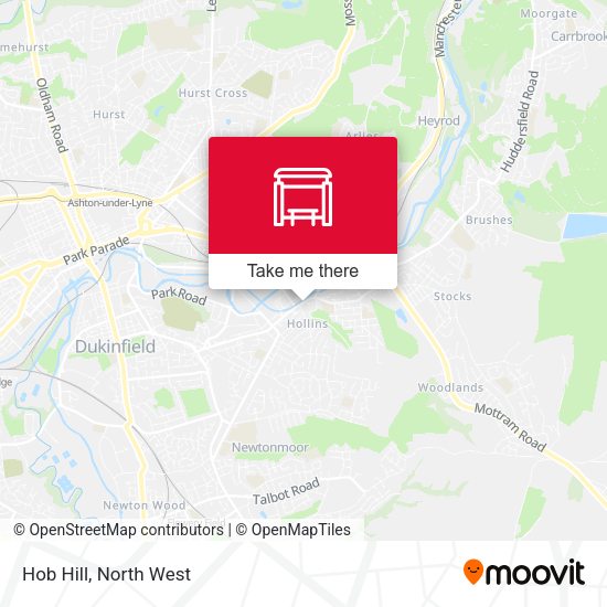 Hob Hill map