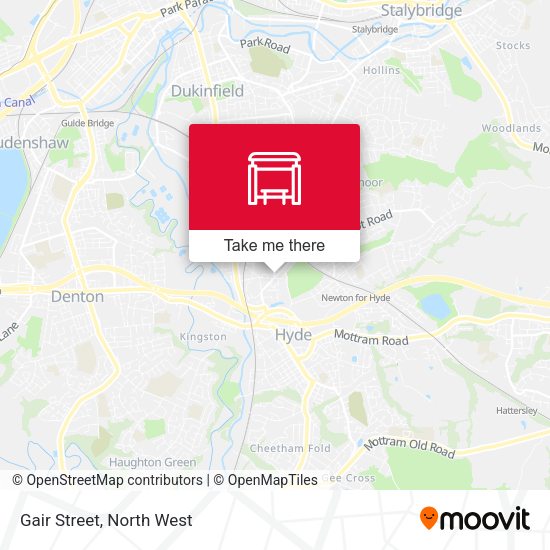 Gair Street map