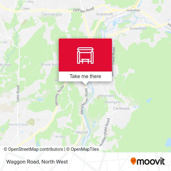 Waggon Road map