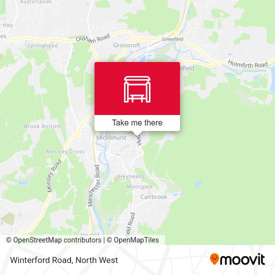Winterford Road map
