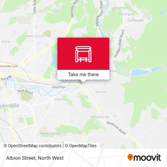 Albion Street map