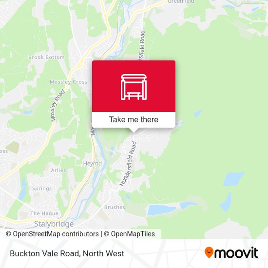 Buckton Vale Road map