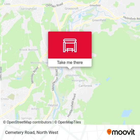 Cemetery Road map