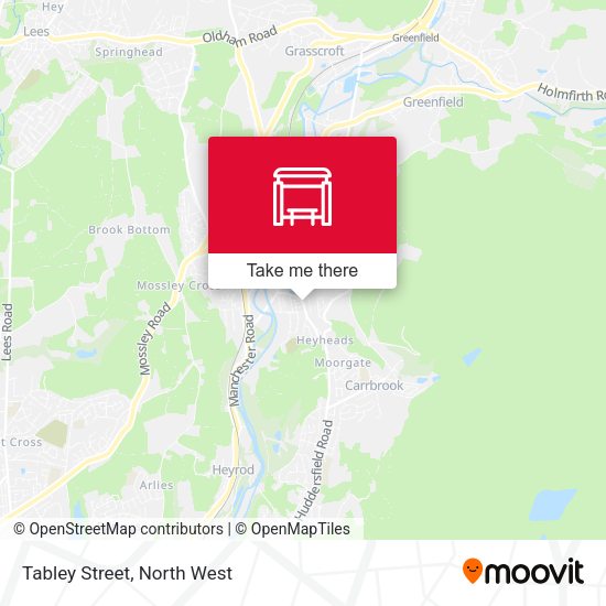 Tabley Street map