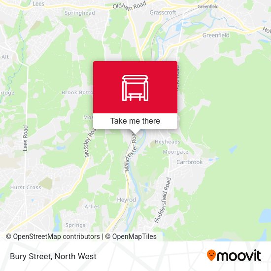 Bury Street map