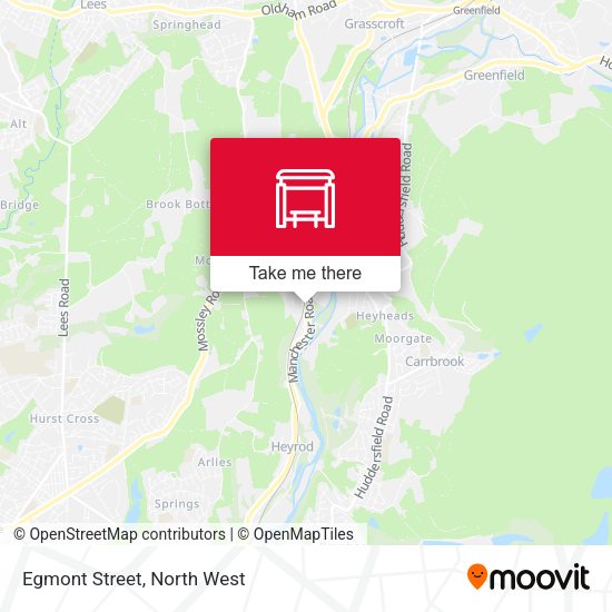 Egmont Street map
