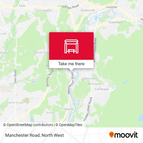 Manchester Road map