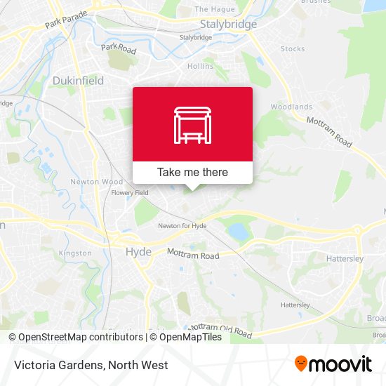 Victoria Gardens map