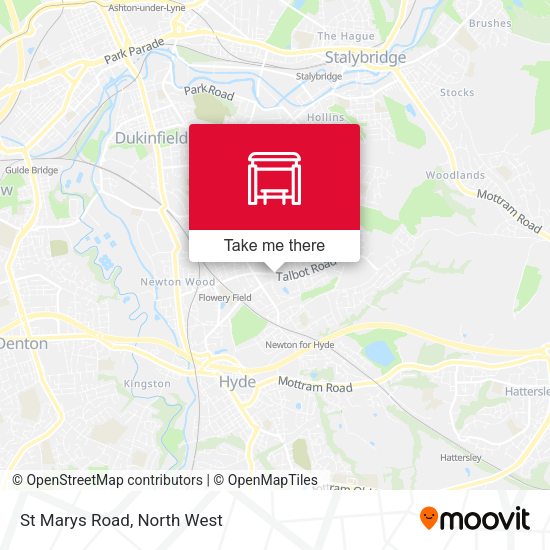 St Marys Road map