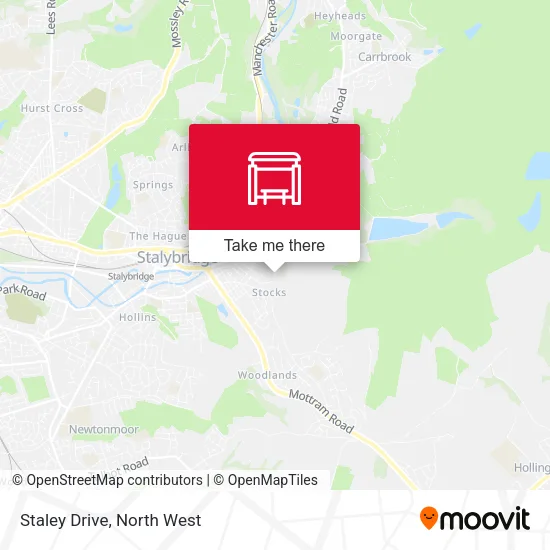 Staley Drive map