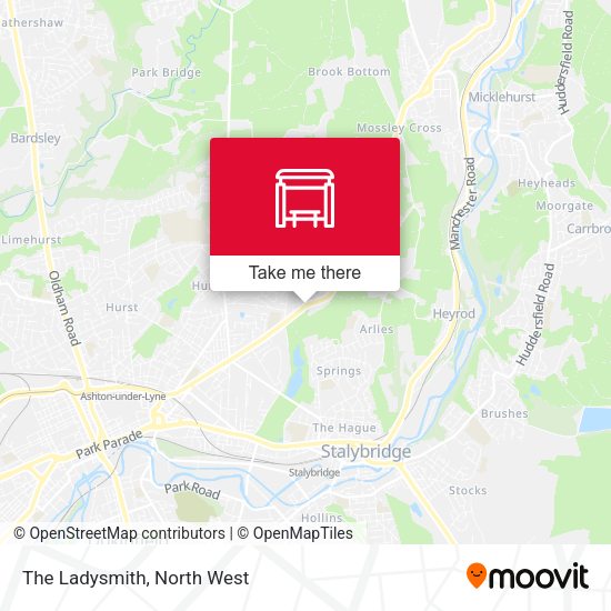 The Ladysmith map