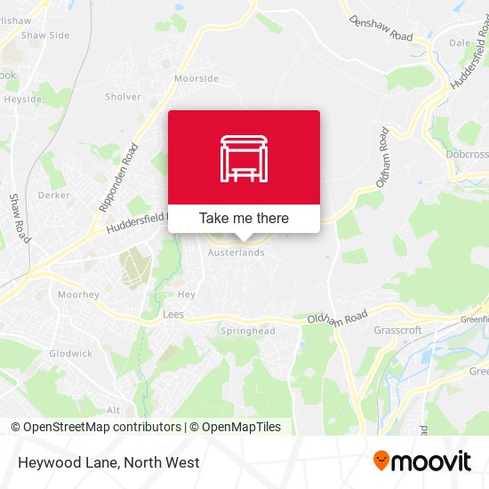 Heywood Lane map