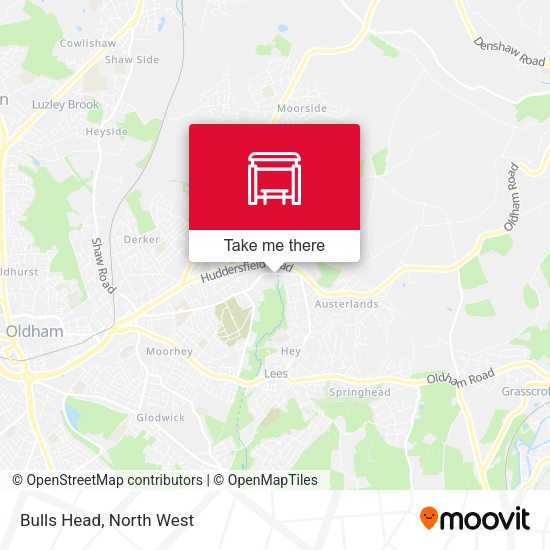 Bulls Head map