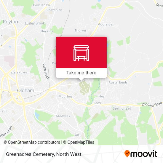 Greenacres Cemetery map