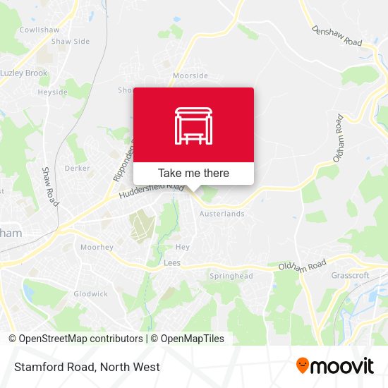 Stamford Road map