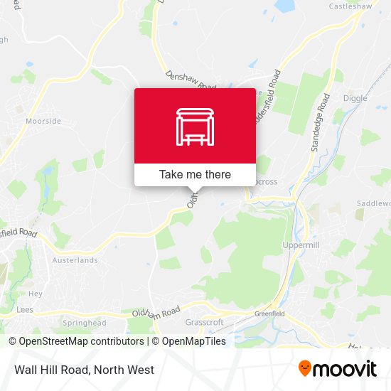 Wall Hill Road map