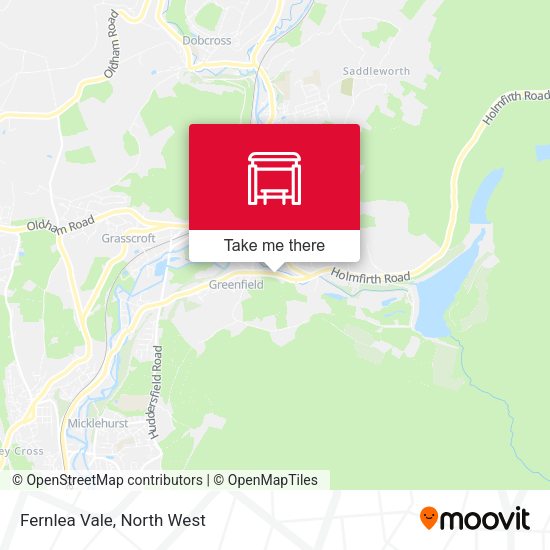 Fernlea Vale map