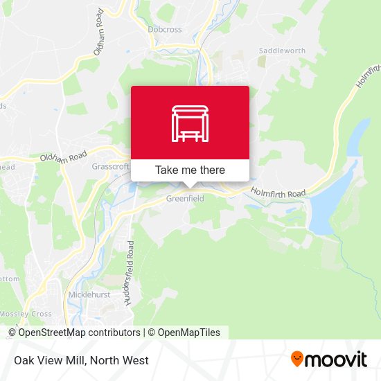 Oak View Mill map