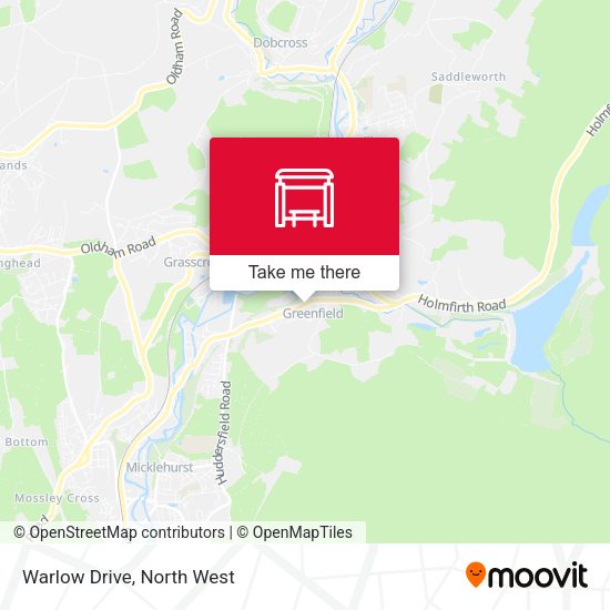 Warlow Drive map