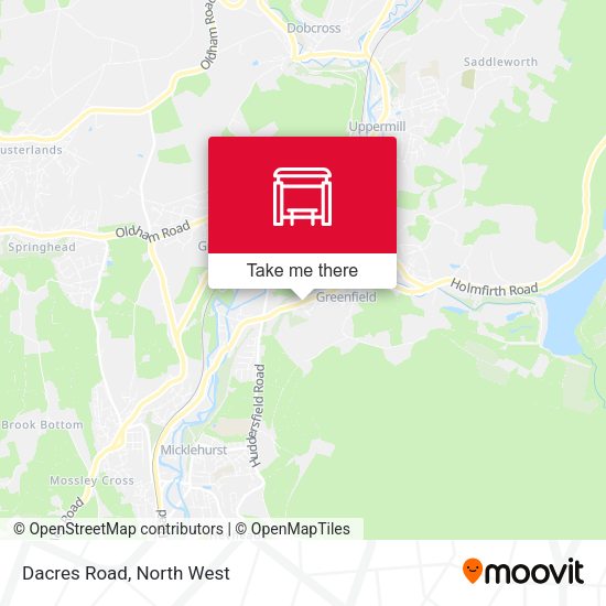 Dacres Road map