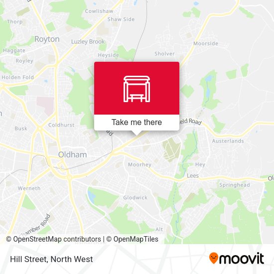 Hill Street map