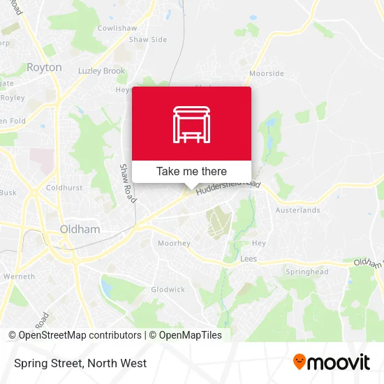 Spring Street map