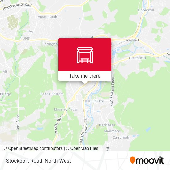 Stockport Road map