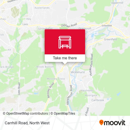 Carrhill Road map