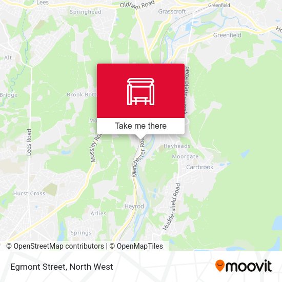 Egmont Street map