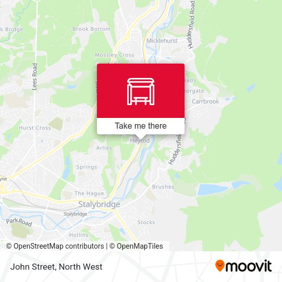 John Street map