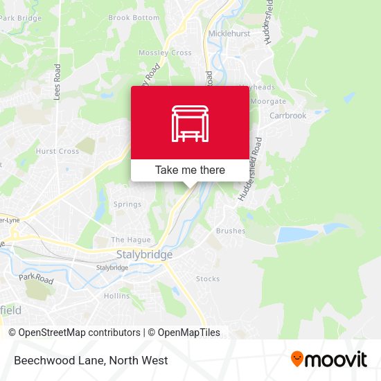 Beechwood Lane map
