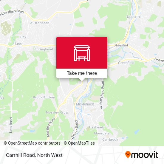 Carrhill Road map