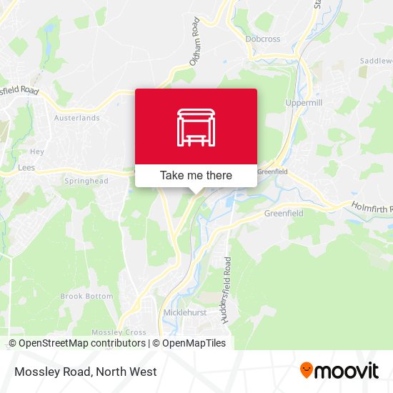 Mossley Road map