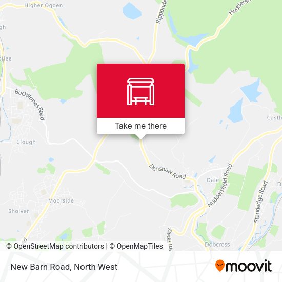 New Barn Road map