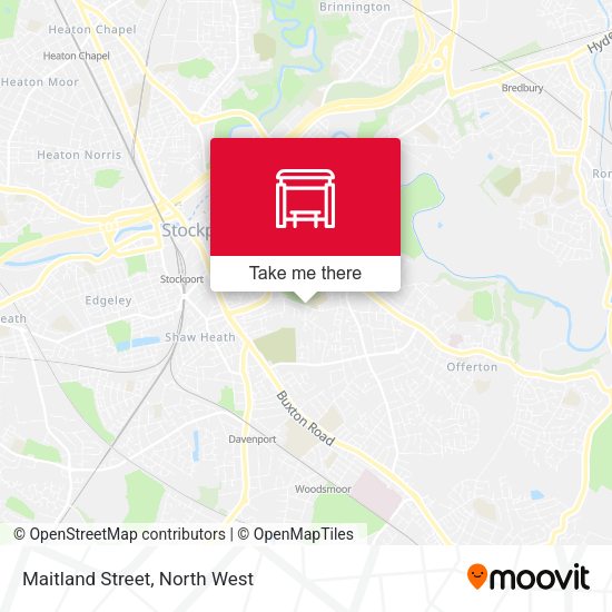 Maitland Street map