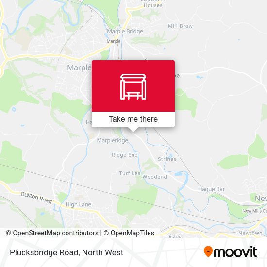 Plucksbridge Road map