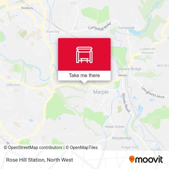 Rose Hill Station map