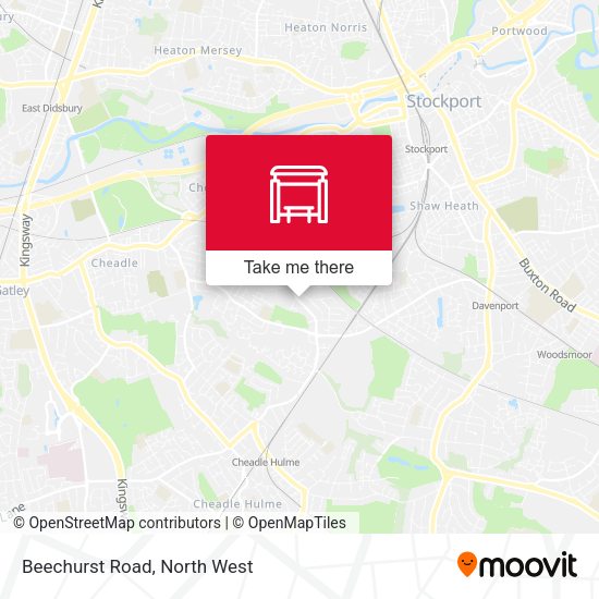 Beechurst Road map