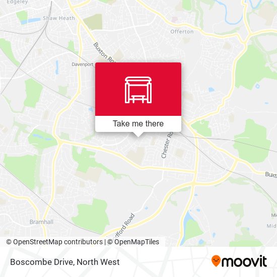 Boscombe Drive map