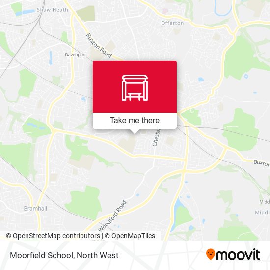 Moorfield School map