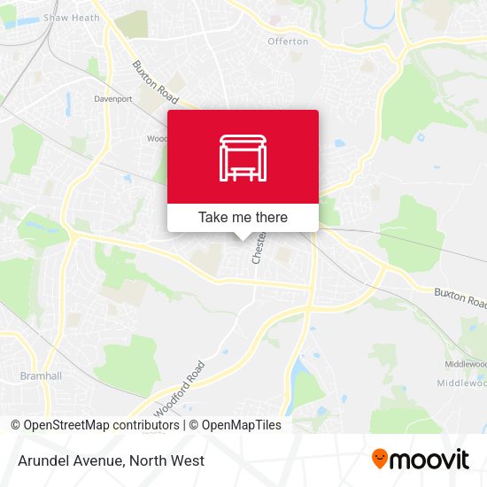 Arundel Avenue map