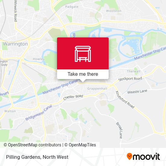 Pilling Gardens map