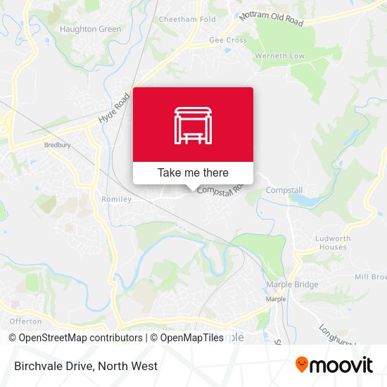 Birchvale Drive map