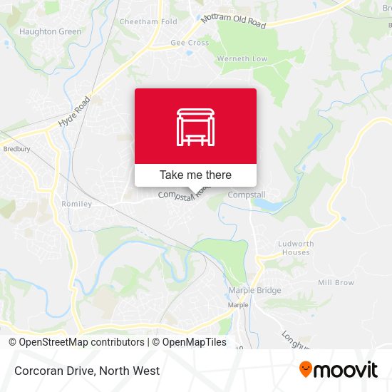 Corcoran Drive map