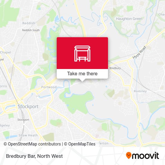 Bredbury Bar map