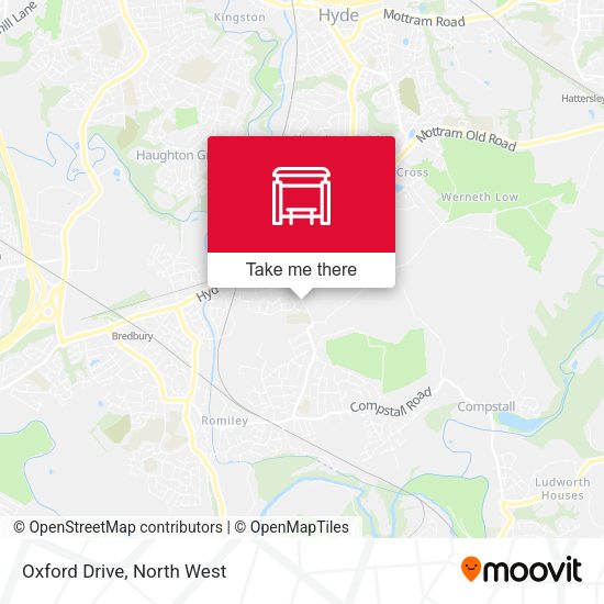 Oxford Drive map