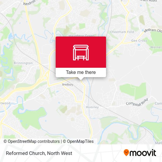 Reformed Church map
