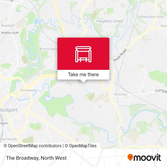 The Broadway map