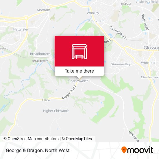 George & Dragon map