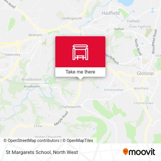 St Margarets School map